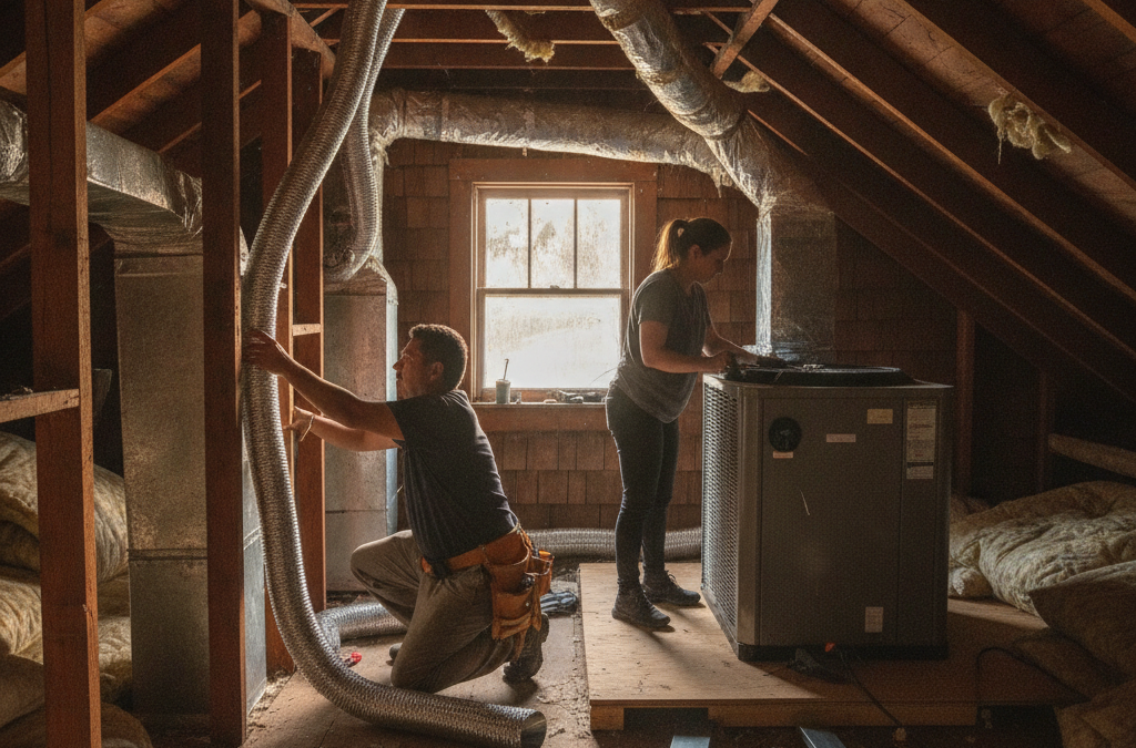How Do Older Homes in Santa Rosa’s Railroad Square and West End Handle Central AC Installation?