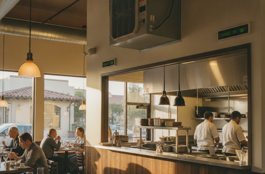 Does a Commercial Restaurant in Santa Rosa Need a Separate HVAC System from Its Dining Room?