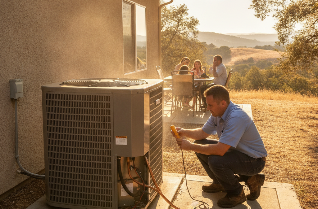 What Happens to Your HVAC System During a Santa Rosa Heat Wave — and How to Protect It