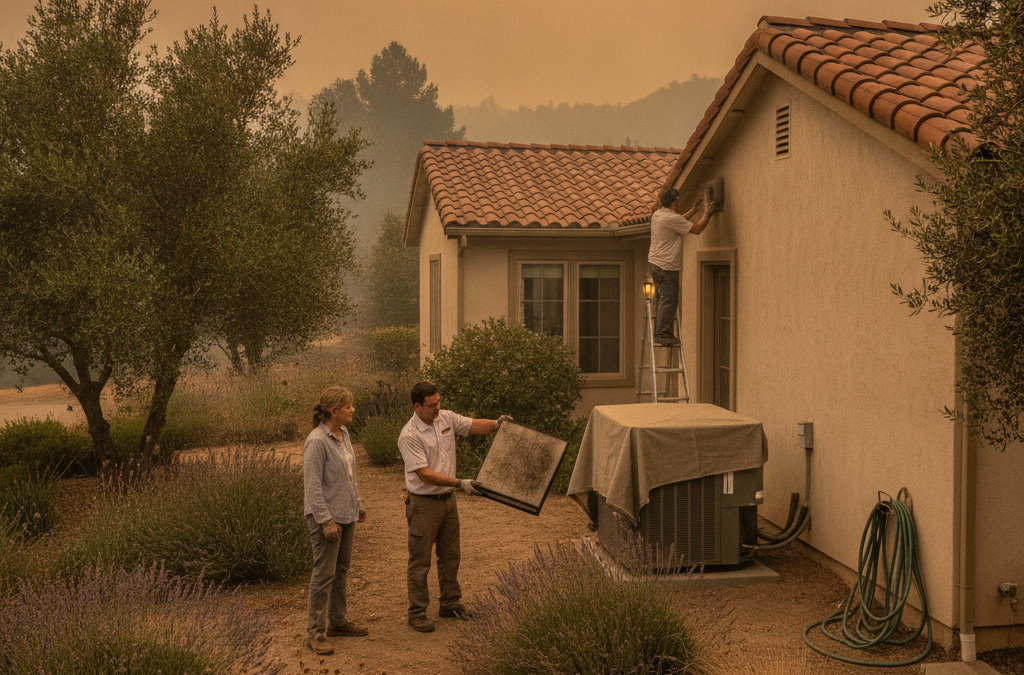 What Healdsburg and Sonoma County Homeowners Should Know About HVAC and Indoor Air Quality During Wildfire Season
