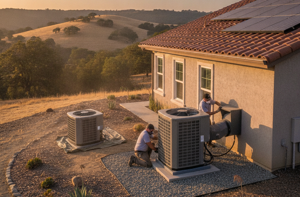 What Kenwood and Bennett Valley Homeowners Should Know About Replacing an Aging HVAC System in a High-Fire-Risk Zone