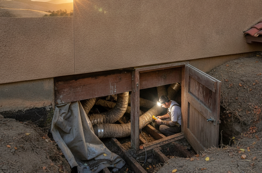 What Sonoma County Homeowners Should Know About HVAC and Crawl Space Moisture — and Why It Matters More Than You Think