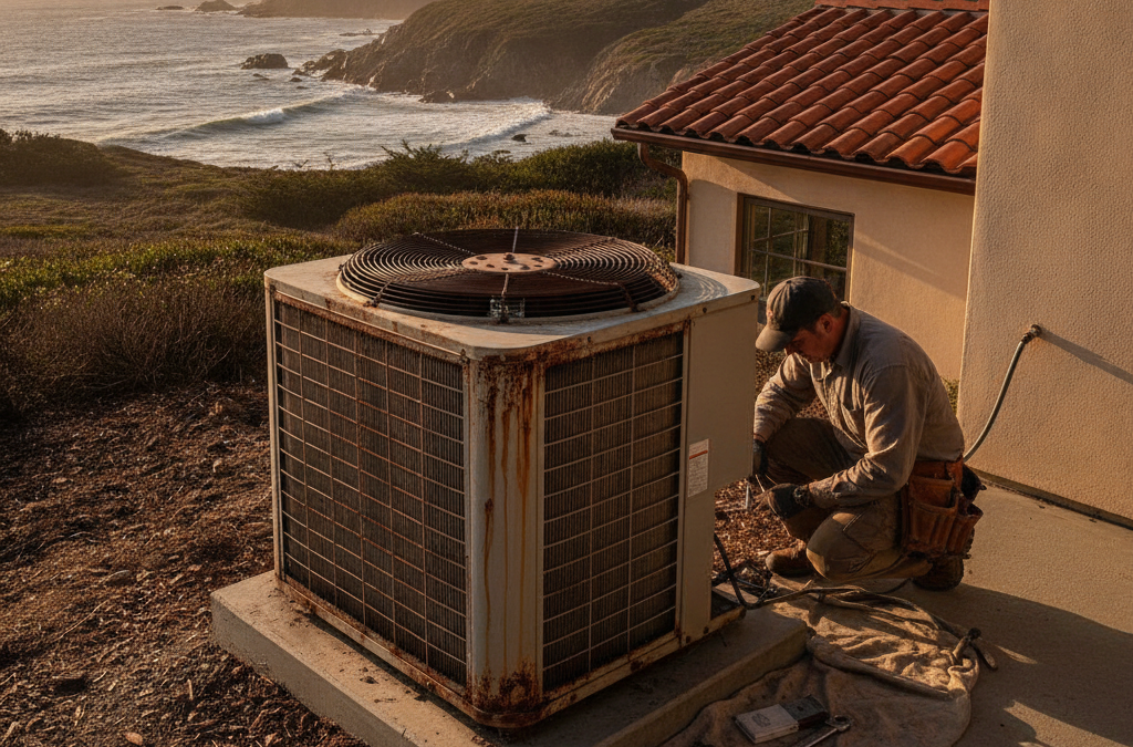 What Bodega Bay and Coastal Sonoma County Homeowners Should Know About HVAC in a Salt Air Environment — Why Your System Corrodes Faster and What to Do About It