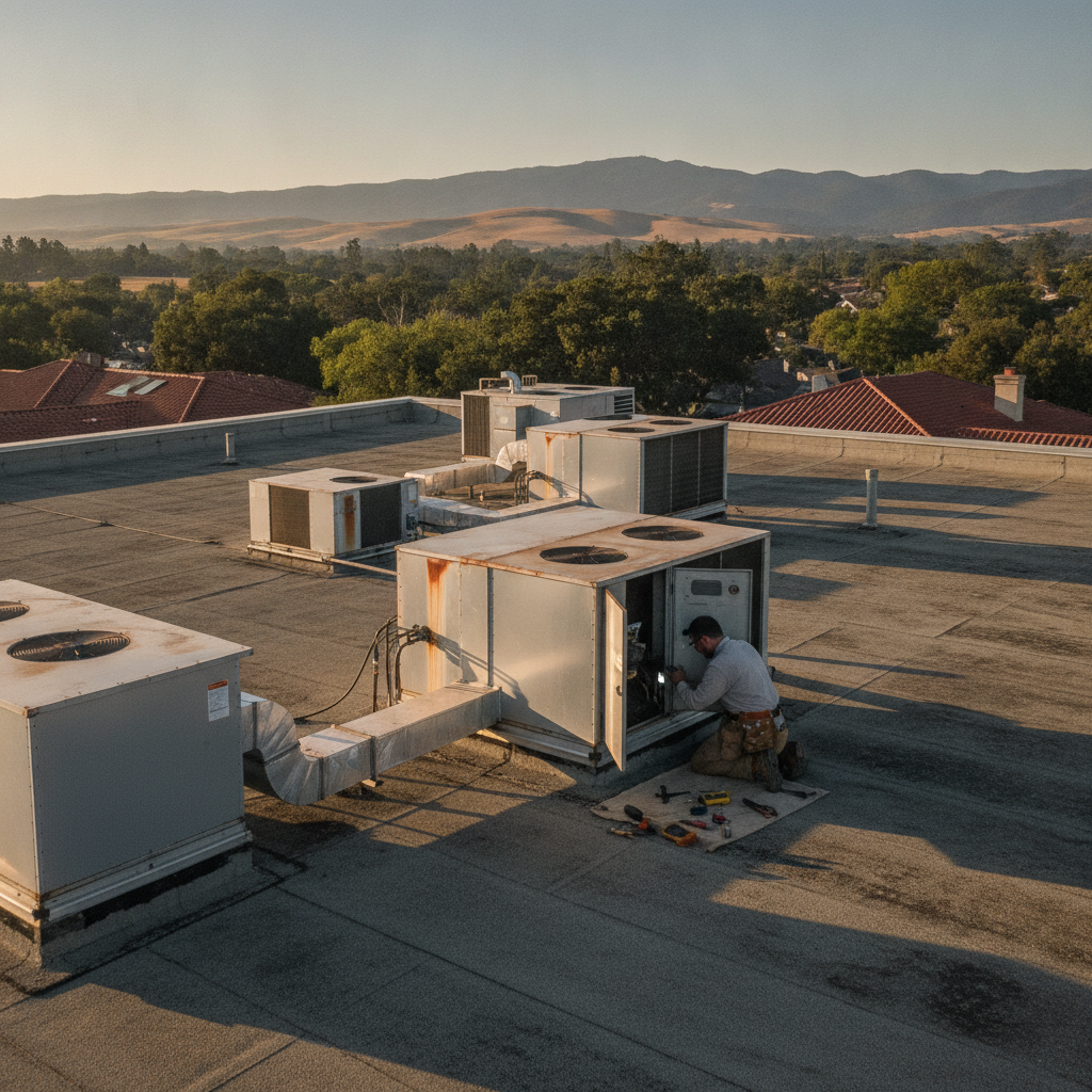 petaluma-sonoma-county-commercial-rooftop-hvac-units-maintenance-lifespan-replacement
