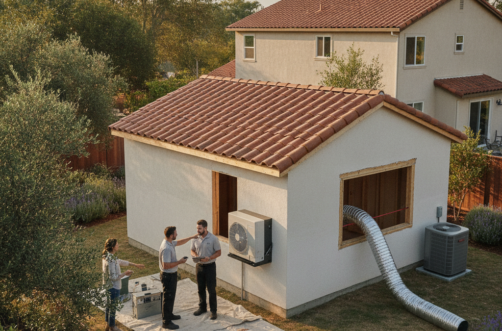What Santa Rosa Homeowners Should Know About HVAC and ADUs — Heating and Cooling a Backyard Cottage or Garage Conversion the Right Way