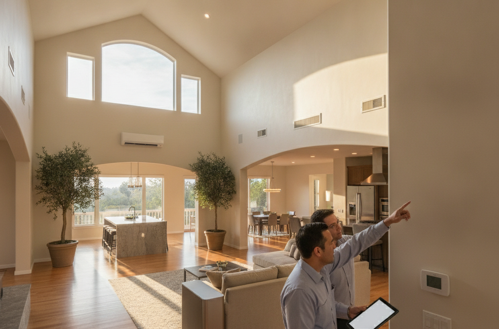 What Santa Rosa Homeowners Should Know About Replacing an HVAC System When You Have Vaulted Ceilings or an Open Floor Plan