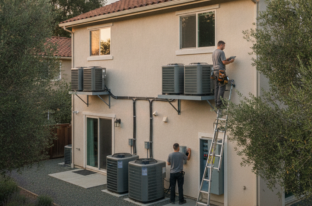 What Santa Rosa Multi-Family Property Owners Should Know About HVAC Across Multiple Units — Shared Systems, Individual Systems, and How to Keep Costs Under Control