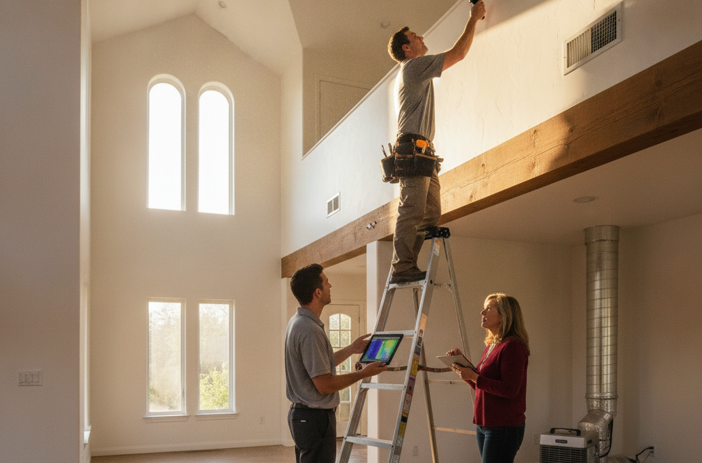 What Petaluma and Sonoma County Homeowners Should Know About Heating and Cooling a Home With High Ceilings — Why Stratification Is a Real Problem and How to Fix It