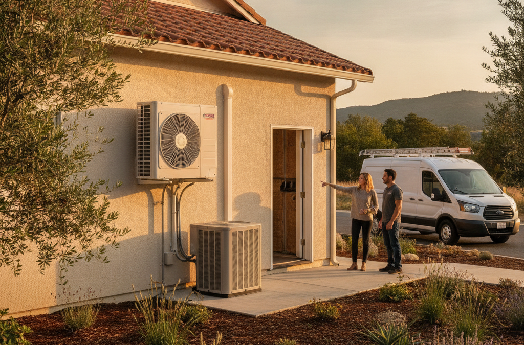 What Sonoma County Homeowners Should Know About HVAC and Garage Conversions vs. New Detached Structures — Why the Heating and Cooling Approach Is Completely Different