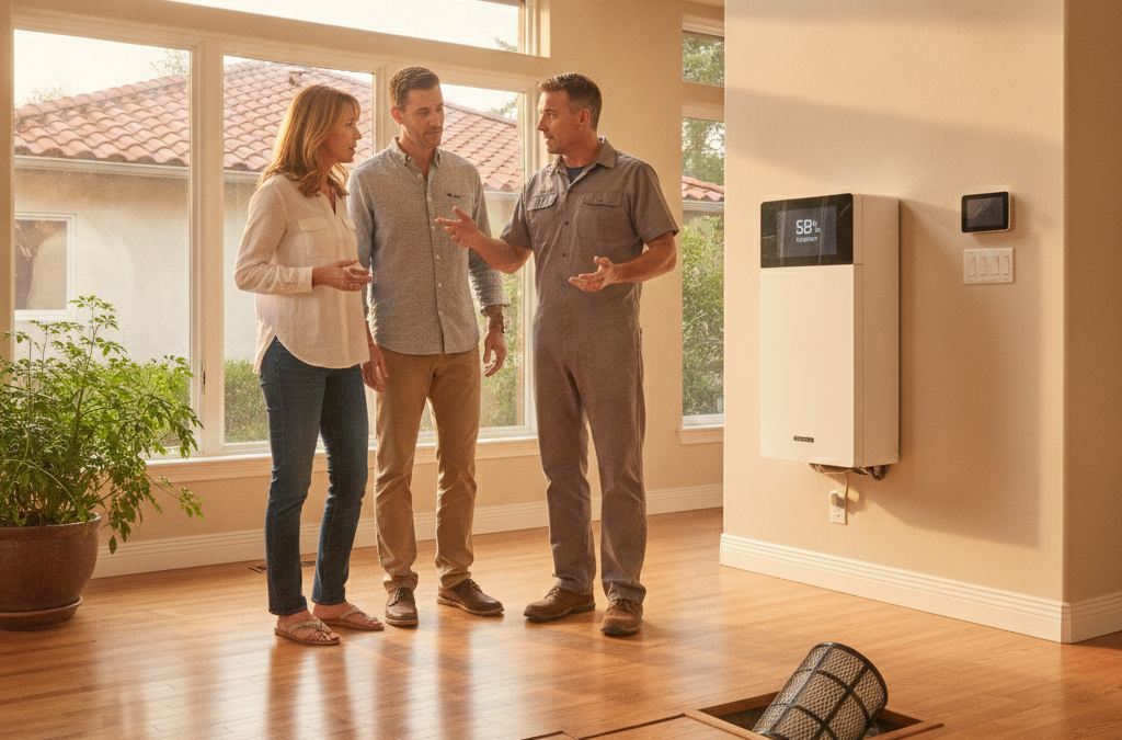 What Sonoma County Homeowners Should Know About HVAC and Whole-House Humidity Control — Why Dry Winter Air and Damp Coastal Summers Are Two Different Problems